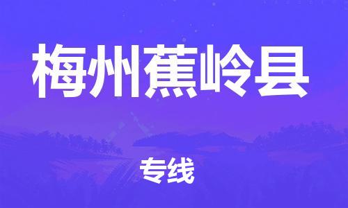 乐从镇到梅州蕉岭县物流公司-乐从镇到梅州蕉岭县货运公司-乐从到中南物流