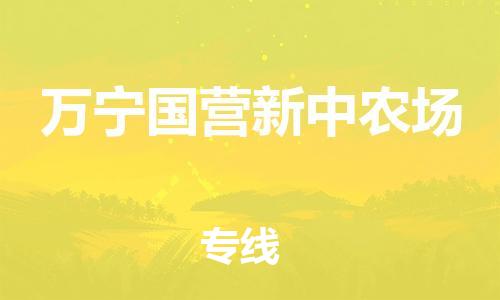 龙江镇到万宁国营新中农场物流公司-龙江镇到万宁国营新中农场货运公司-龙江到中南物流