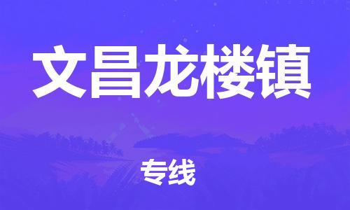 乐从镇到文昌龙楼镇物流公司-乐从镇到文昌龙楼镇货运公司-乐从到中南物流