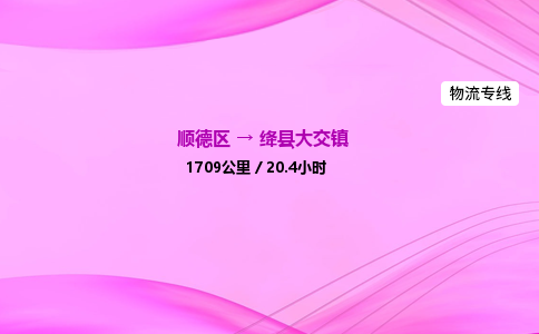 顺德区到绛县大交镇物流专线-顺德区至绛县大交镇运输公司，佛山到华北地区物流专线、顺德到华北地区物流专线、乐从到华北地区物流专线