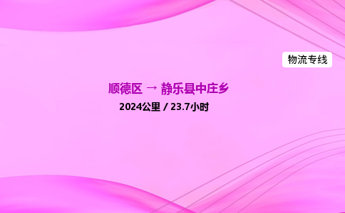 顺德区到静乐县中庄乡物流专线-顺德区至静乐县中庄乡运输公司，佛山到华北地区物流专线、顺德到华北地区物流专线、乐从到华北地区物流专线