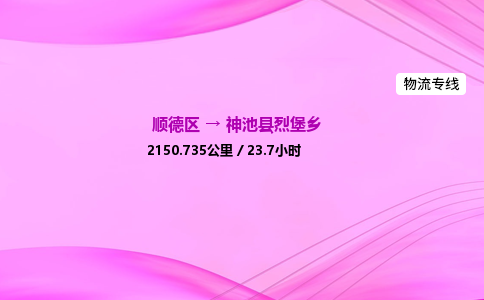 顺德区到神池县烈堡乡物流专线-顺德区至神池县烈堡乡运输公司，佛山到华北地区物流专线、顺德到华北地区物流专线、乐从到华北地区物流专线