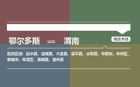 鄂尔多斯到渭南物流公司-鄂尔多斯到渭南货运专线-365bet平台（市县镇-直送）