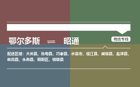 鄂尔多斯到昭通物流公司-鄂尔多斯到昭通货运专线-365bet平台（市县镇-直送）