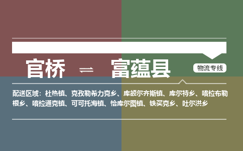 官桥到富蕴物流公司_官桥到富蕴货运_官桥至富蕴物流专线