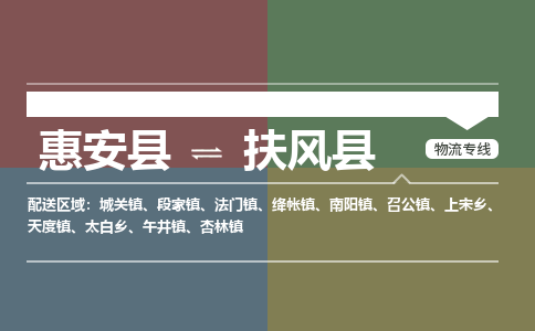 惠安至扶风物流专线报价及注意事项