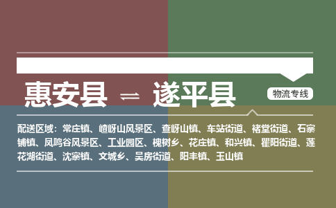 惠安至遂平物流专线报价及注意事项