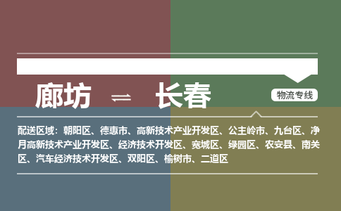 廊坊到长春物流专线2023省市县+乡镇+闪+专业运输