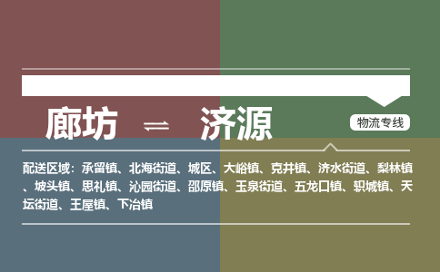 廊坊到济源物流专线2023省市县+乡镇+闪+专业运输