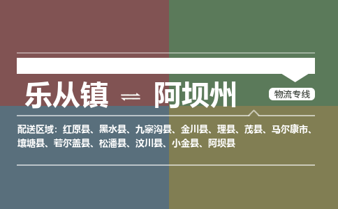 乐从镇到阿坝州壤塘县物流专线-乐从镇到阿坝州壤塘县货运-乐从到西南物流