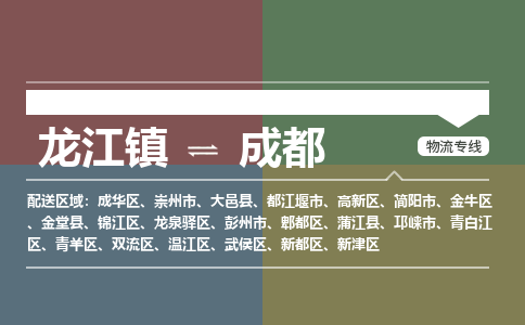 龙江到成都武侯物流专线|成都武侯到龙江货运-顺德龙江到西南物流