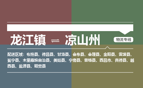 龙江到凉山州西昌物流专线|凉山州西昌到龙江货运-顺德龙江到西南物流