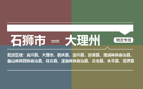 石狮到大理州物流公司  福建优程物流的大理州专线