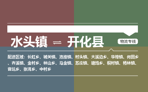 水头至开化物流专线报价及注意事项