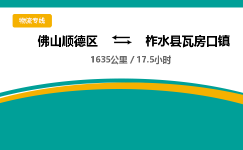 佛山顺德区到柞水县瓦房口镇物流专线-佛山顺德区到柞水县瓦房口镇货运-顺德到西北物流，顺德到西北货运