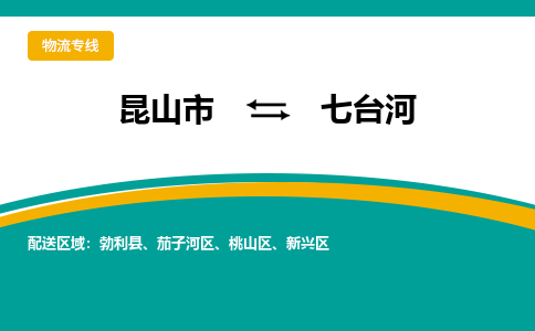 昆山市到七台河物流专线|昆山市至七台河货运专线