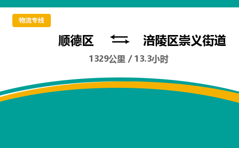 顺德区到涪陵区崇义街道物流专线|涪陵区崇义街道到顺德区货运，专车专线直达，乐从到西南地区物流，乐从到西南地区专线，顺德物流、佛山物流