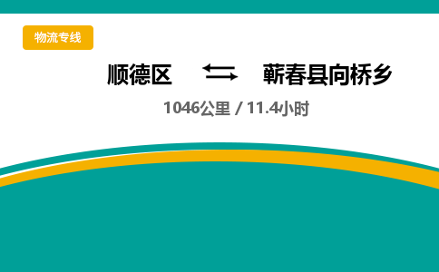 顺德区到蕲春县向桥乡物流专线|蕲春县向桥乡到顺德区货运，专车专线直达，乐从到中南地区物流，乐从到中南地区专线，顺德物流、佛山物流