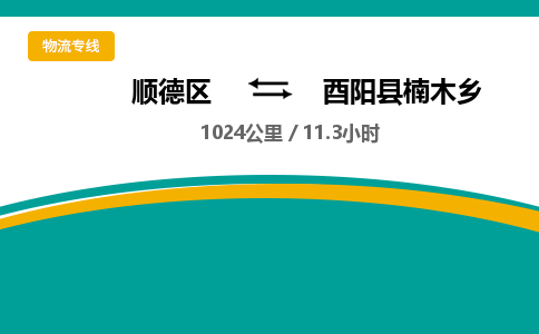 顺德区到酉阳县楠木乡物流专线|酉阳县楠木乡到顺德区货运，专车专线直达，乐从到西南地区物流，乐从到西南地区专线，顺德物流、佛山物流