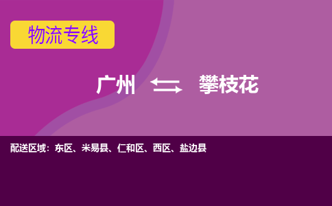 广州到攀枝花仁和物流专线-广州至攀枝花仁和货运专线-广州物流公司