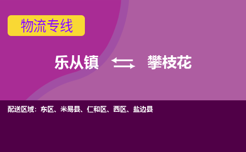 乐从镇到攀枝花米易县物流专线-乐从镇到攀枝花米易县货运-乐从到西南物流