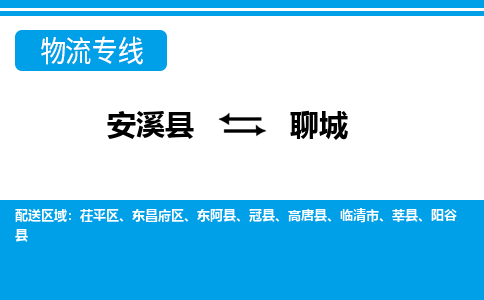 安溪到聊城物流专线，倡导集约化物流