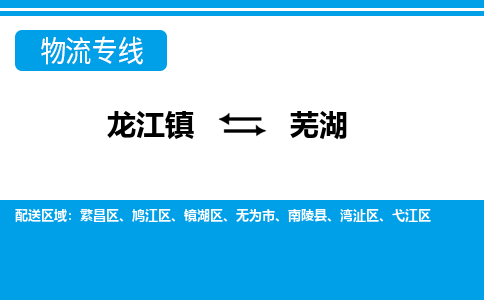 龙江镇到芜湖无为市物流专线-龙江镇至芜湖无为市运输公司-顺德龙江到华东物流